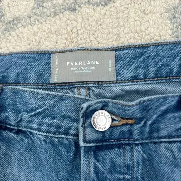 Everlane 90s Cheeky Ankle Jean in Medium Blue Size 30 - Picture 9 of 16